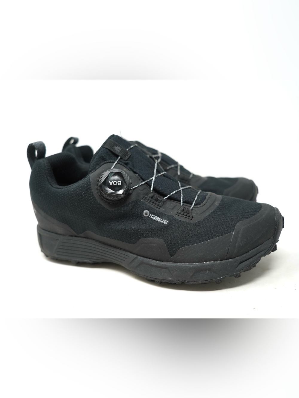 Icebug Women's Size 7 Haze RB9X GTX Trail Hiking Waterproof Shoes -Black/Maple